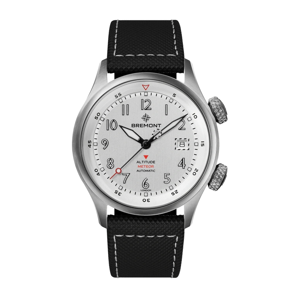 Bremont Watch Company Watches | Mens | Altitude Altitude MB Meteor [Silver, Leather]